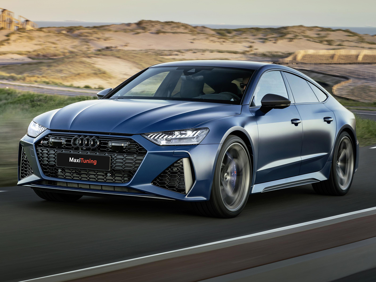 Audi A7 4K 2018+ Front Grill, Honeycomb Grill, RS7 Black Quattro Style